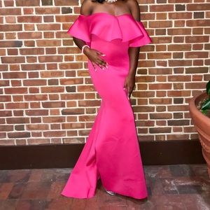 Hot Pink Ball Gown